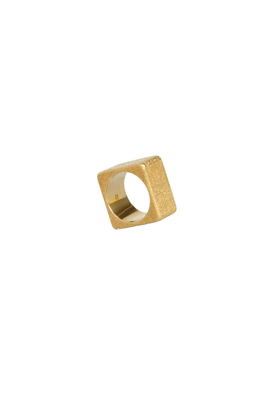 SQUARE 18K RING