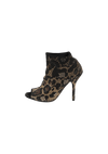 ANIMAL PRINT ANKLE BOOTS 35