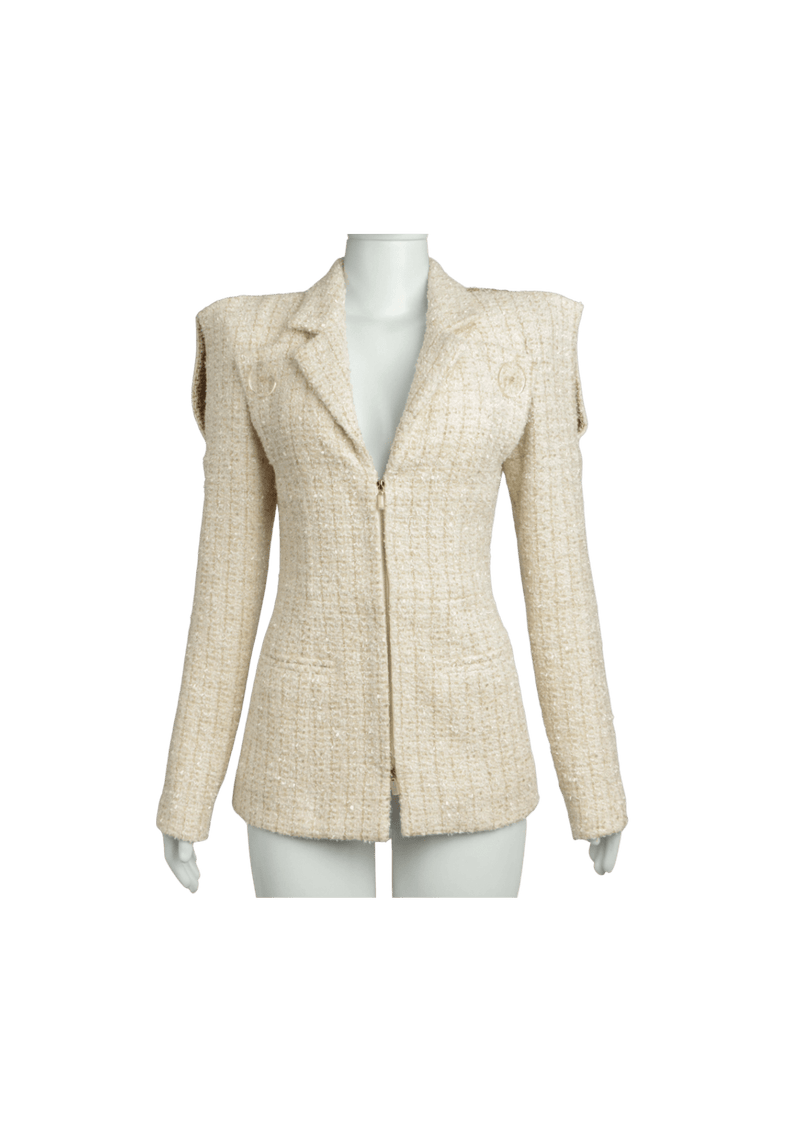 TWEED BLAZER 34