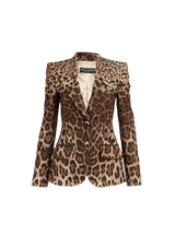 ANIMAL PRINT BLAZER 36
