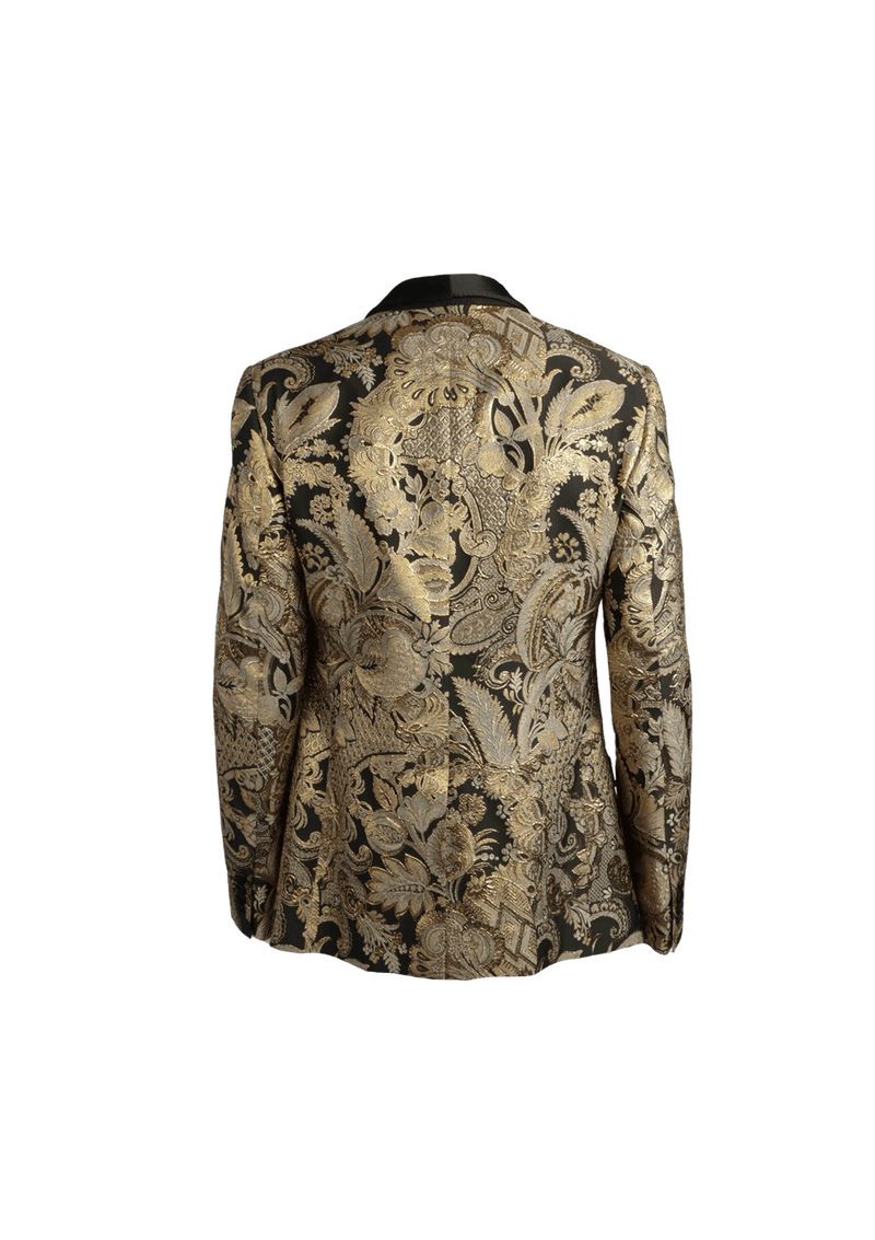 PRINTED METALLIC BLAZER 48