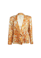 VINTAGE PRINTED BLAZER 40