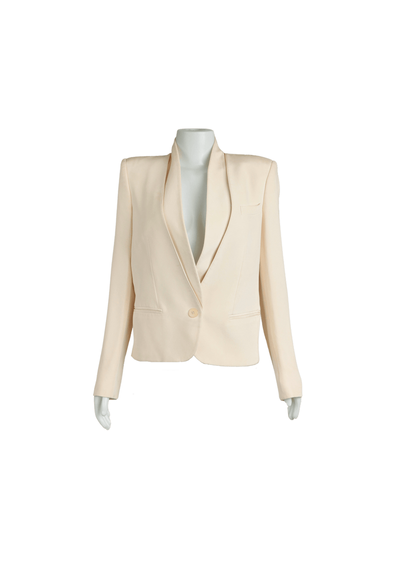 SILK BLAZER M