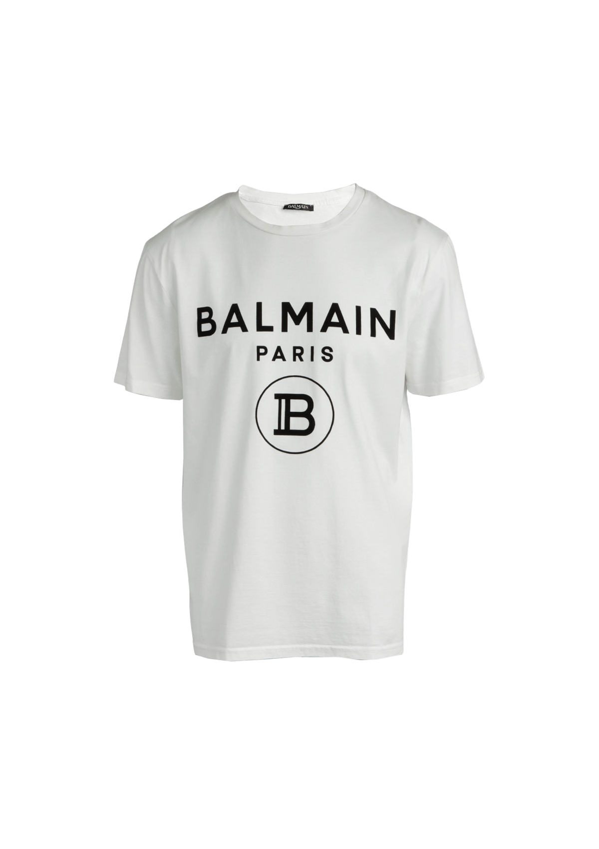 BLUSA BALMAIN GRAPHIC PRINT T-SHIRT M BRANCO ORIGINAL – Gringa