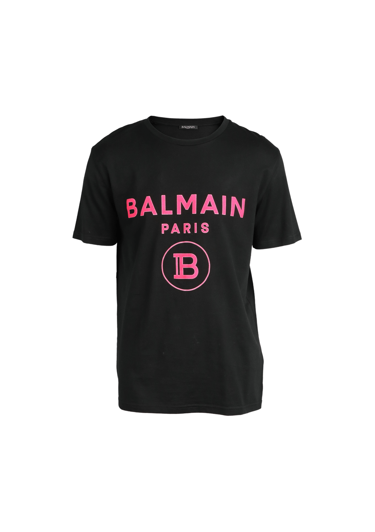 BLUSA BALMAIN GRAPHIC PRINT T-SHIRT M PRETO ORIGINAL – Gringa