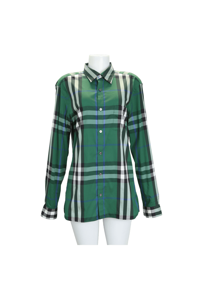 HOUSE CHECK LONG SLEEVE SHIRT M