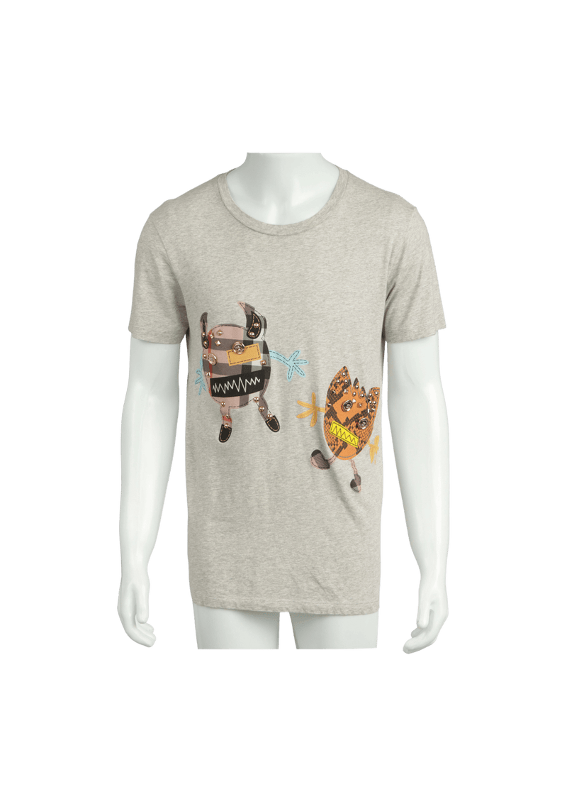 MONSTER EMBELLISHED T-SHIRT P