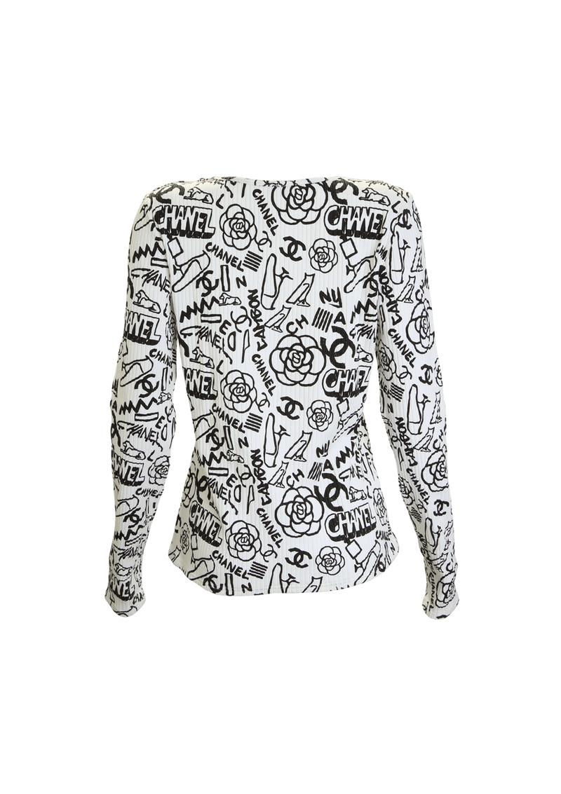 PARIS-NEW YORK GRAFFITI SHIRT  40