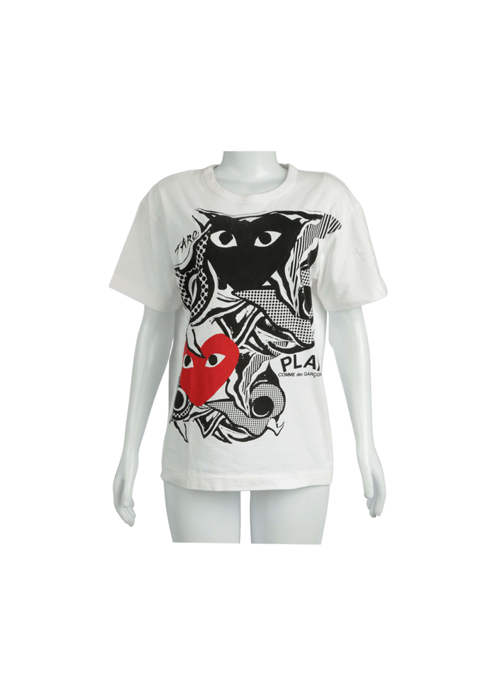 BLUSA COMME DES GARçONS GRAPHIC PRINT T-SHIRT M OFF WHITE ORIGINAL BLUSA COMME DES GARçONS GRAPHIC PRINT T-SHIRT M OFF WHITE ORIGINAL