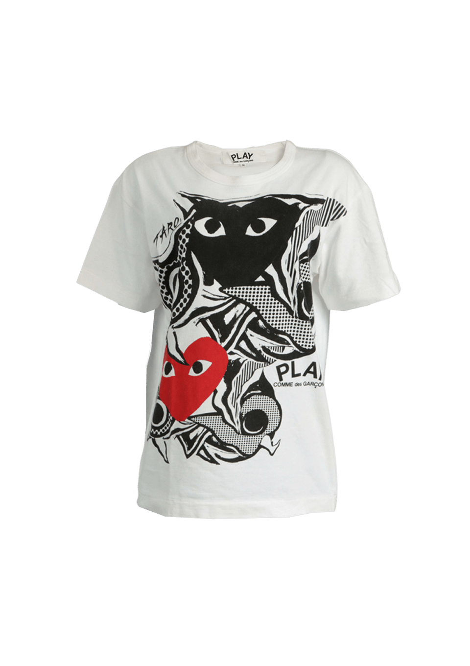 BLUSA COMME DES GARçONS GRAPHIC PRINT T-SHIRT M OFF WHITE ORIGINAL BLUSA COMME DES GARçONS GRAPHIC PRINT T-SHIRT M OFF WHITE ORIGINAL