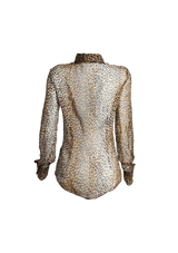 ANIMAL PRINT BLOUSE 38