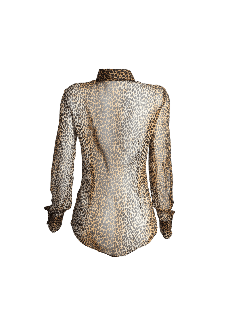 ANIMAL PRINT BLOUSE 38