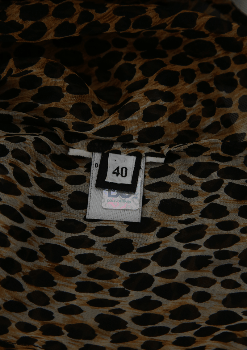 ANIMAL PRINT BLOUSE 38