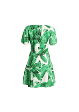 BANANA LEAF PRINTED MINI DRESS 36