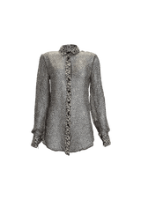 FLORAL PRINT SHIRT M