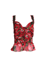 PRINTED CROP TOP 38