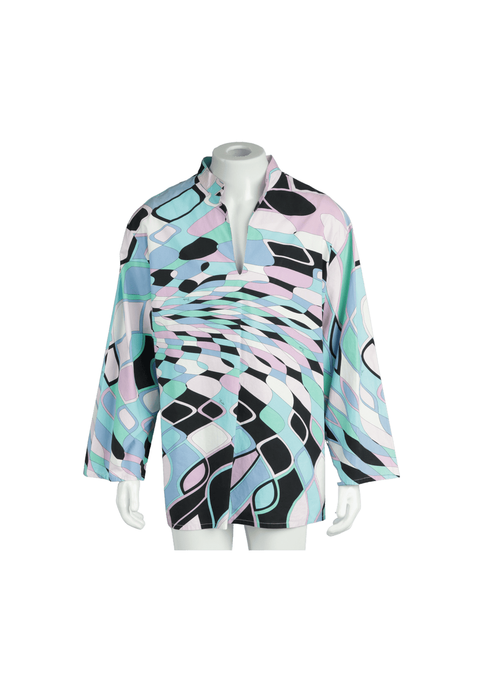 BLUSA EMILIO PUCCI PRINTED SHIRT GG ROXO ORIGINAL – Gringa