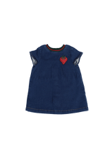 KIDS DENIM MINI DRESS 9/12M