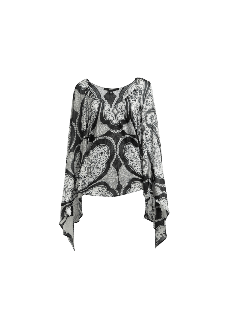 PRINTED LONG SLEEVE SHIRT M