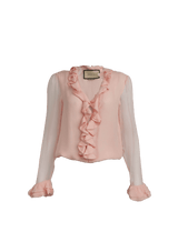 RUFFLE BLOUSE  P