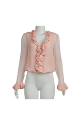 RUFFLE BLOUSE  P