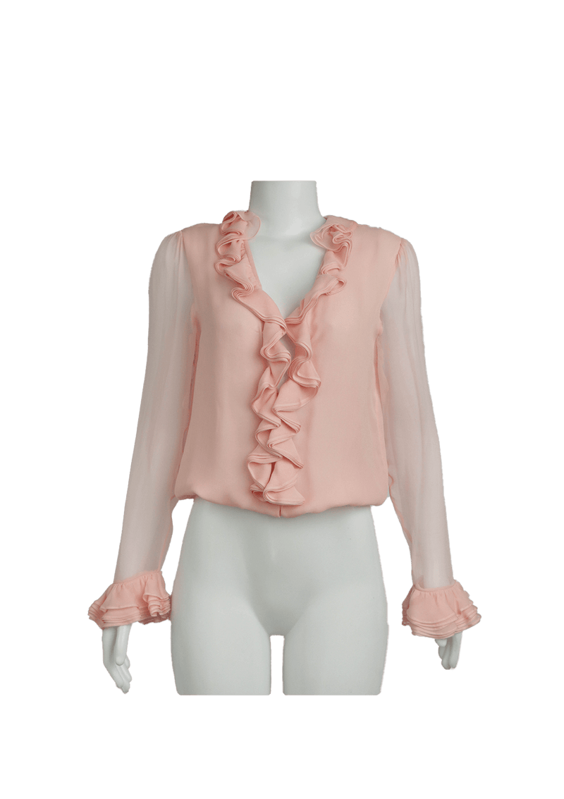 RUFFLE BLOUSE  P