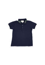 SNAKE EMBROIDERED COLLAR KIDS POLO SHIRT 6Y