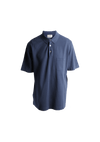 H EMBROIDERED BUTTONED POLO SHIRT  GG