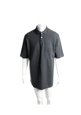 H EMBROIDERED BUTTONED POLO SHIRT GG