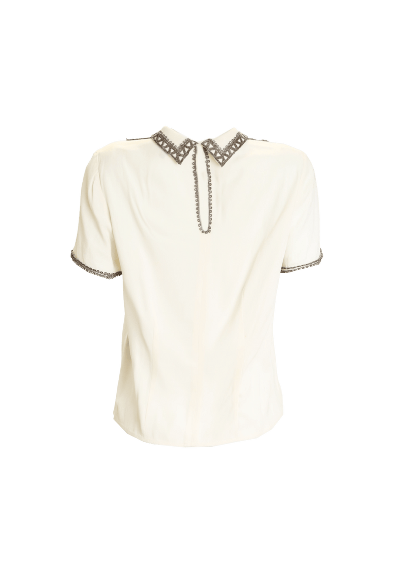 BEADED EMBROIDERED BLOUSE 36