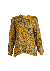 FLORAL PRINT BLOUSE 36