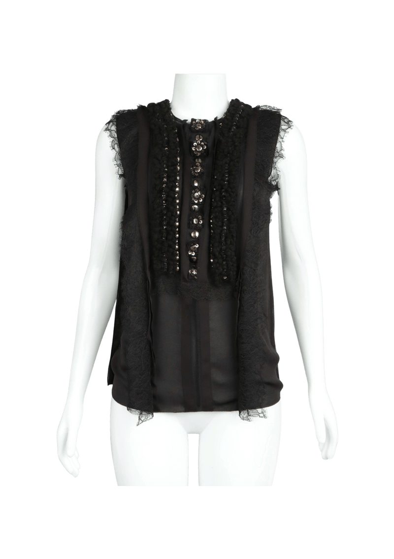 EMBROIDERED BLOUSE 38