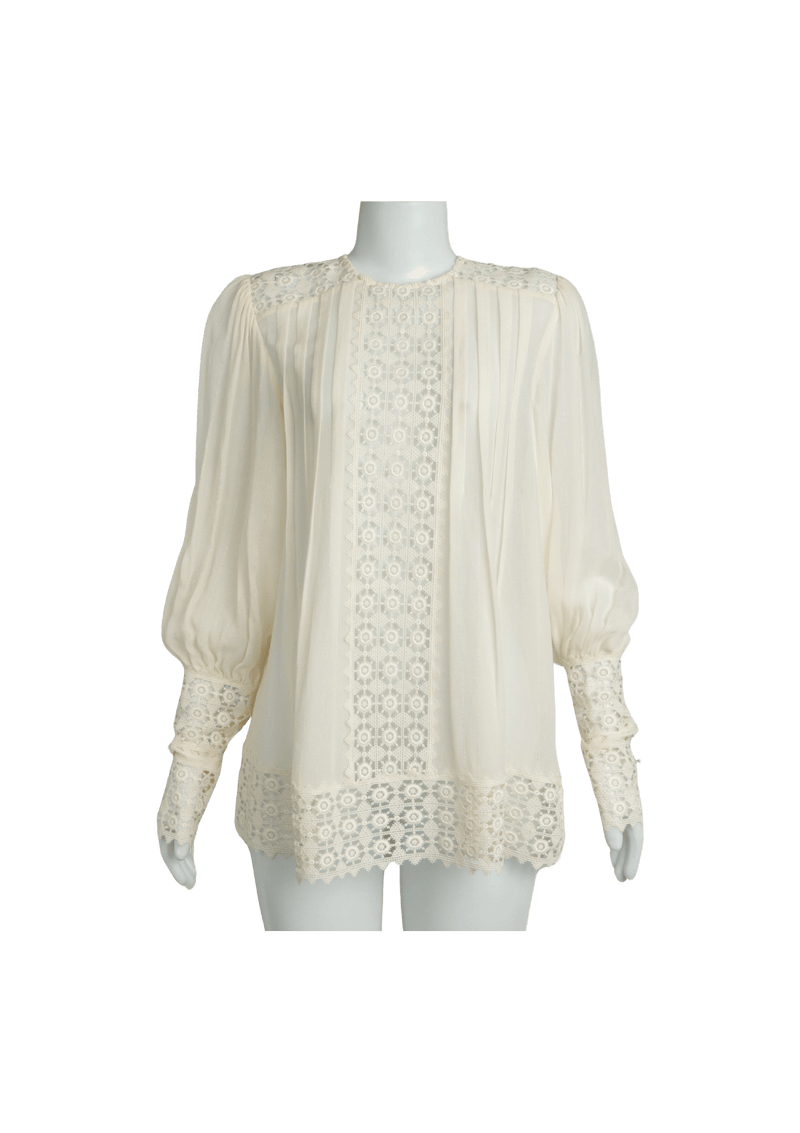 LACE BLOUSE M