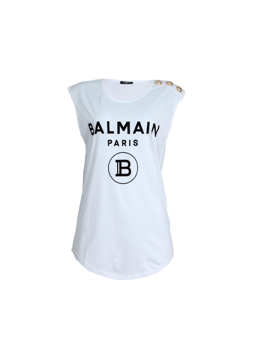 LOGO SLEEVELESS T-SHIRT P