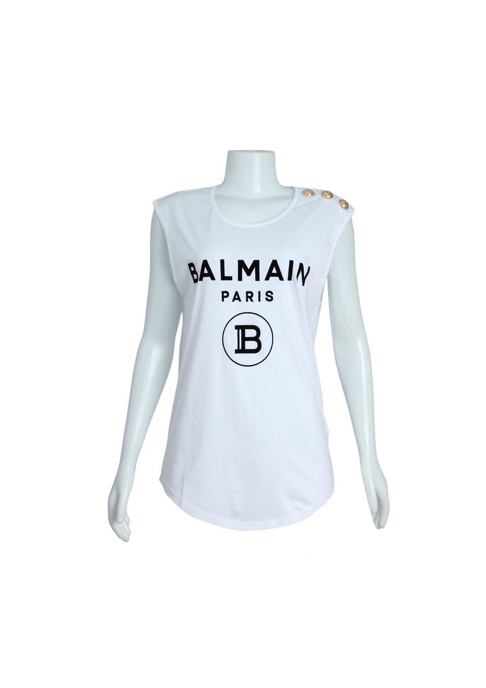 LOGO SLEEVELESS T-SHIRT P