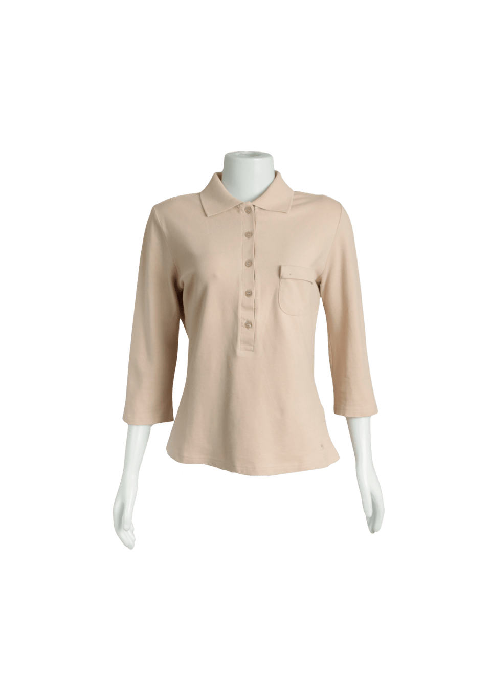 LONG SLEEVE POLO SHIRT  M
