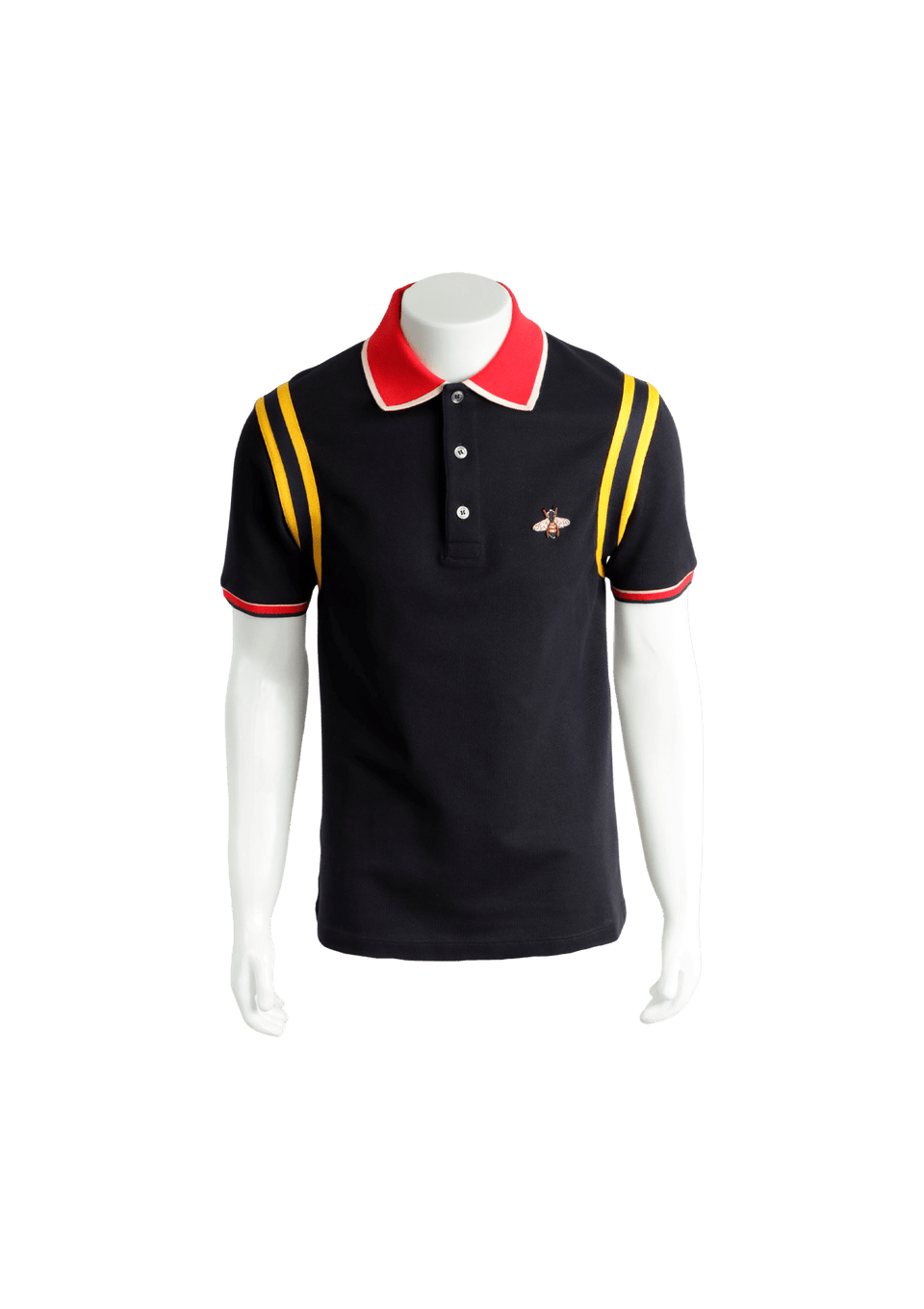 BLUSA GUCCI BEE PATCH POLO SHIRT AZUL M ORIGINAL – Gringa