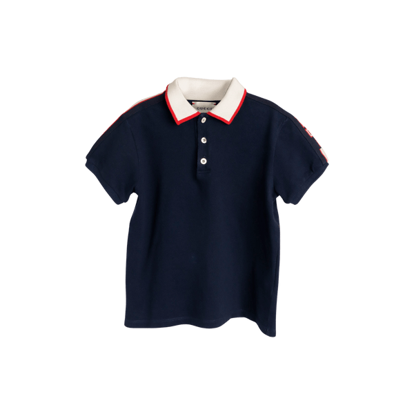 Kids gucci polo shirt sales