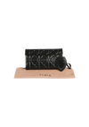 LEATHER STUDDED CLUTCH