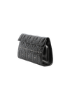 LEATHER STUDDED CLUTCH