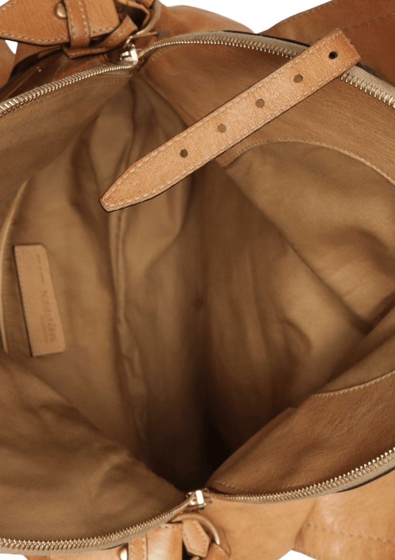 LEATHER SATCHEL BAG