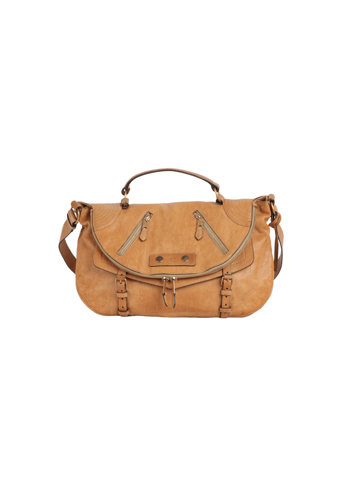 BOLSA ALEXANDER MCQUEEN LEATHER SATCHEL BAG MARROM ORIGINAL – Gringa