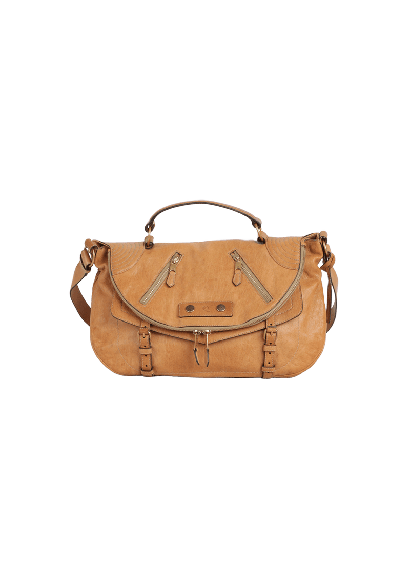 LEATHER SATCHEL BAG