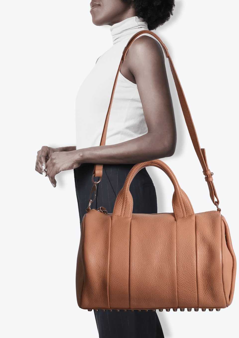 BOLSA ALEXANDER WANG ROCCO DUFFLE BAG BEGE ORIGINAL – Gringa