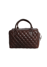 CHEVRE QUILTED SIENNA MM