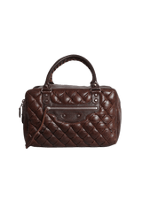 CHEVRE QUILTED SIENNA MM