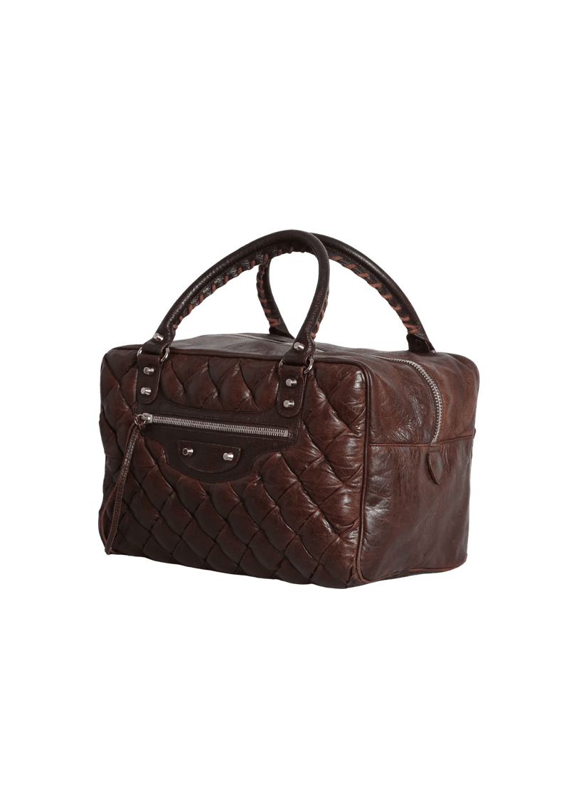 CHEVRE QUILTED SIENNA MM