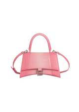 HOURGLASS SMALL CROCODILE EMBOSSED
