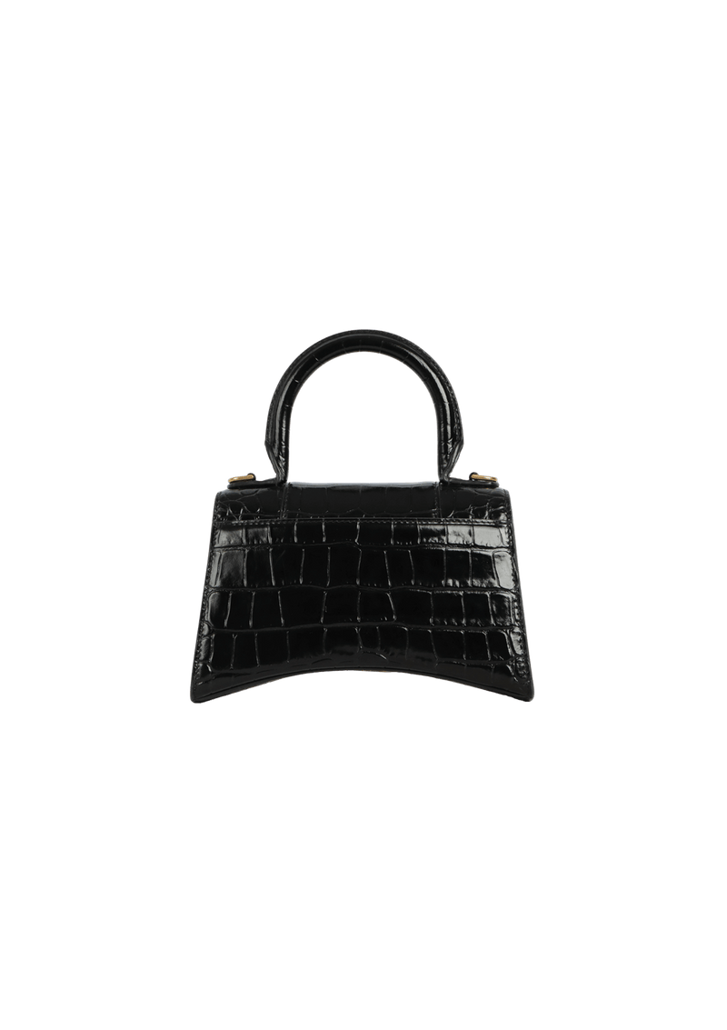 HOURGLASS XS CROCODILE EMBOSSED