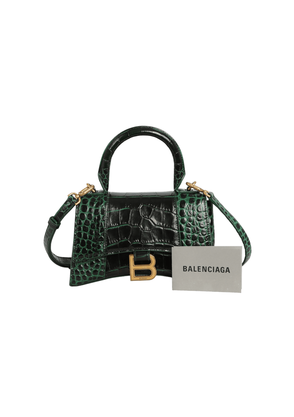 HOURGLASS XS CROCODILE EMBOSSED - Main Image